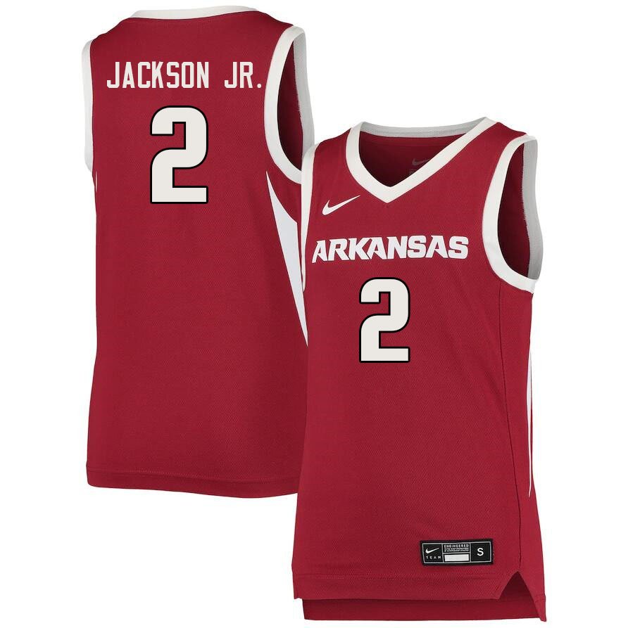 Men #2 Vance Jackson Jr. Arkansas Razorbacks College Basketball Jerseys Sale-Cardinal